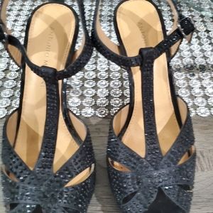 Antonio Melani Black Platform Heel 6.5